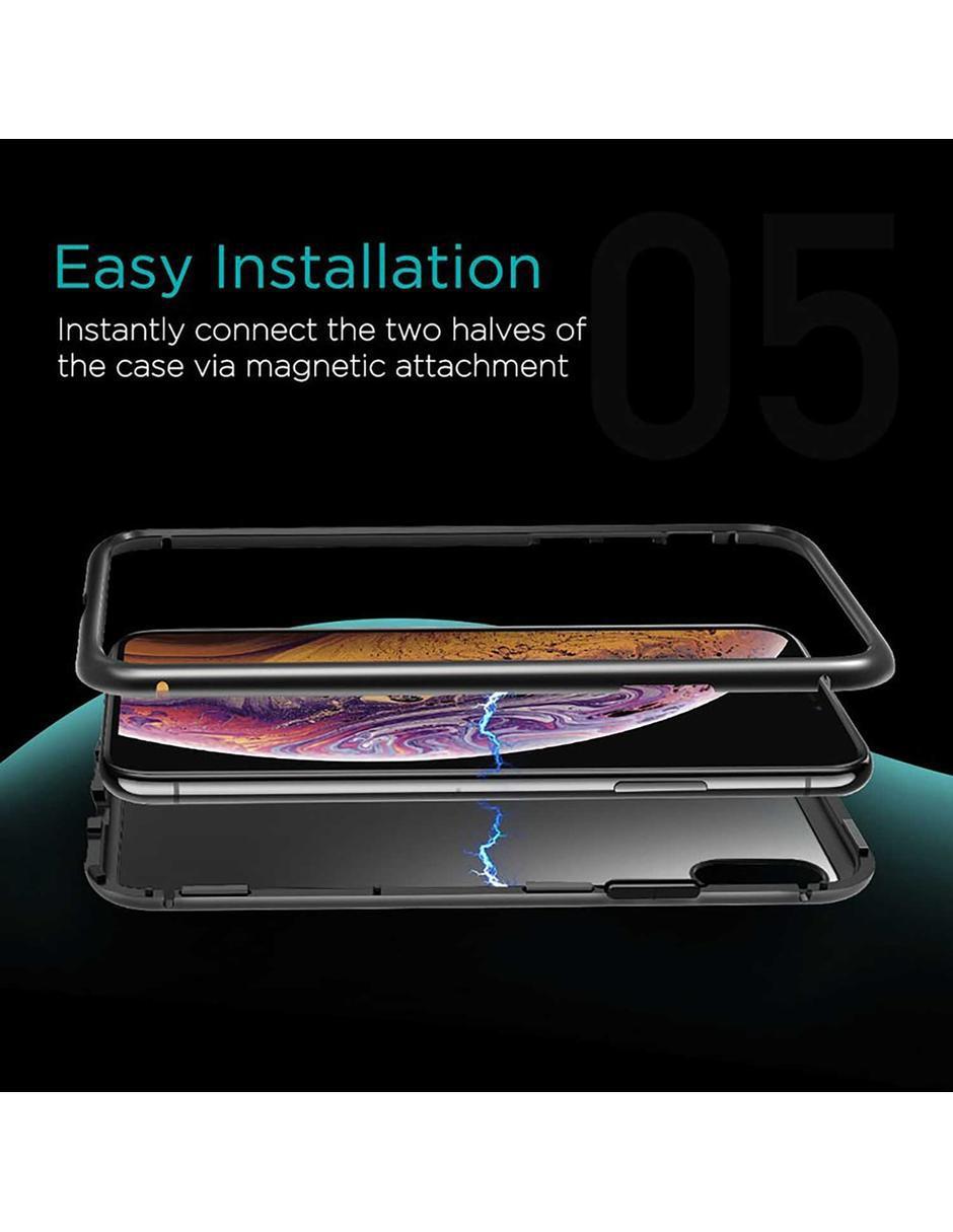 Funda Magnetica delgada para iPhone XS e iPhone X 4