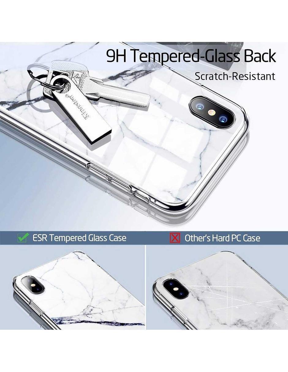 Funda Mimic para iPhone X y Xs cristal marmol 5