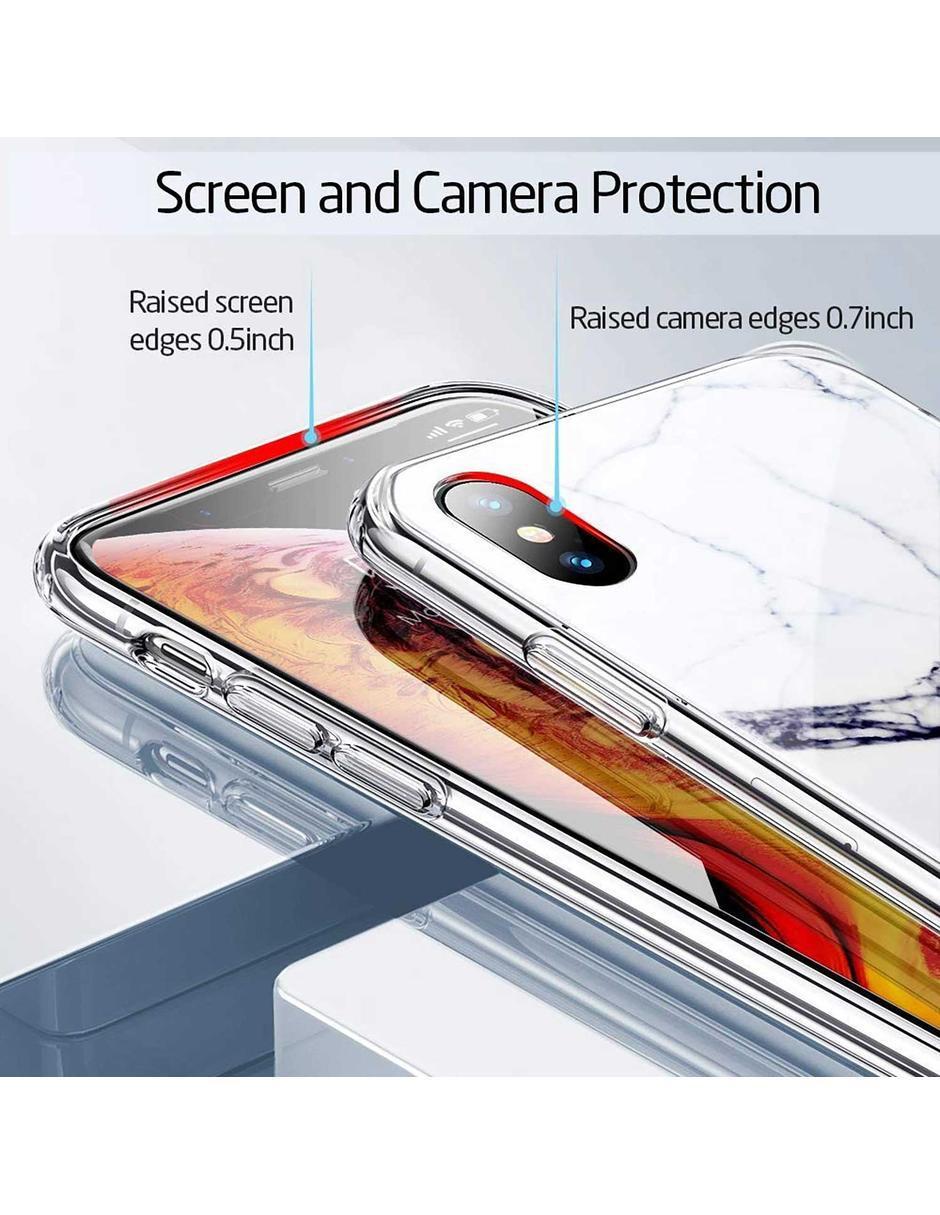 Funda Mimic para iPhone X y Xs cristal marmol 6