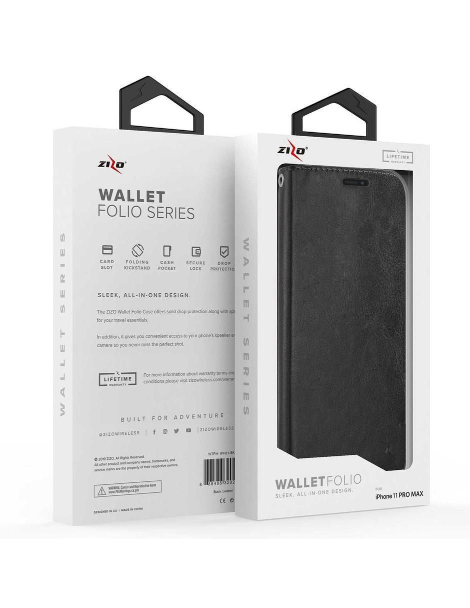 Funda ZIZO Wallet cartera para iPhone 11 Pro Max