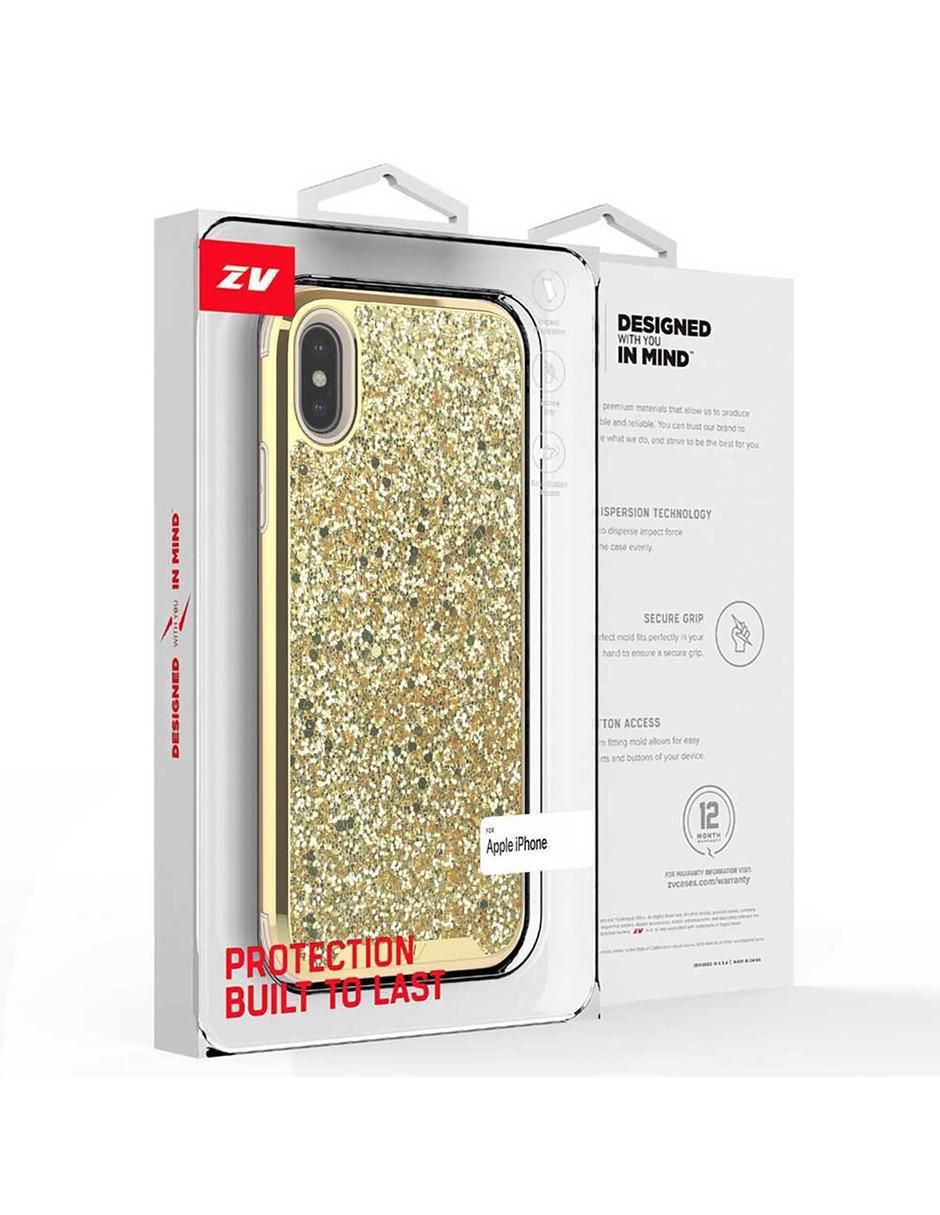 Funda ZV Diamond para iPhone XS Oro 2