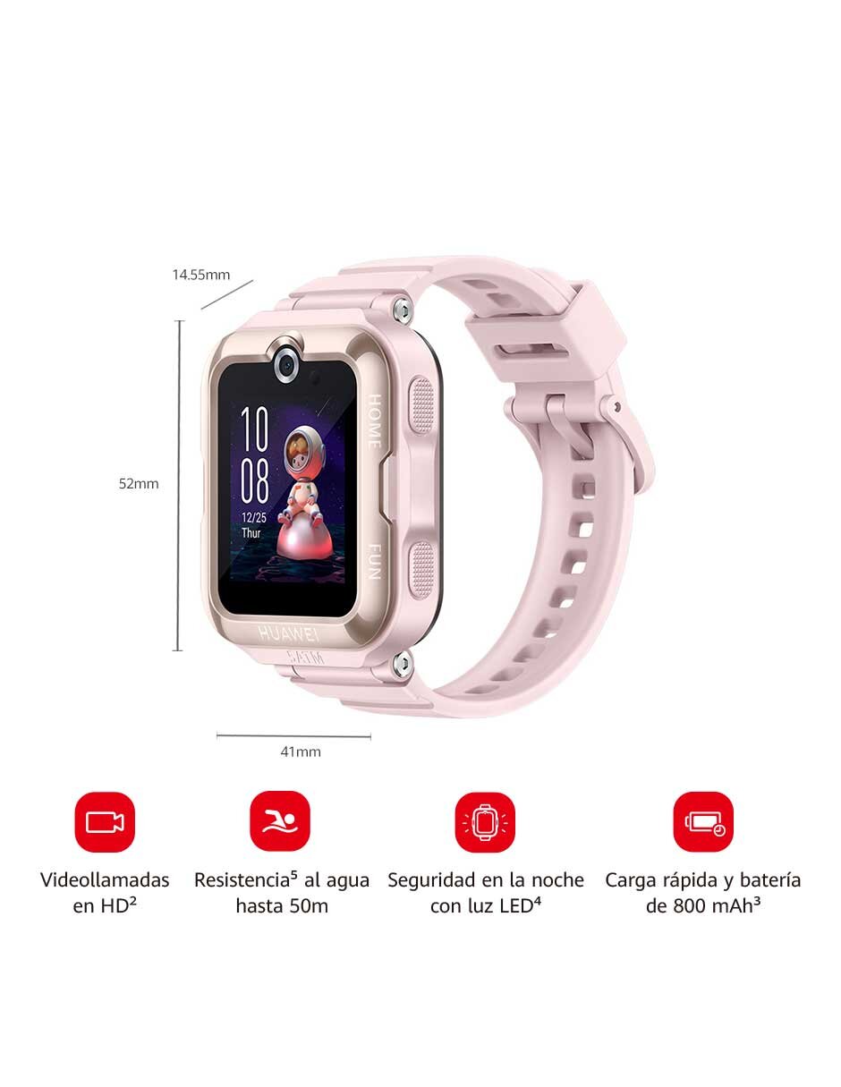 HUAWEI WATCH KIDS 4 PRO, ROSA