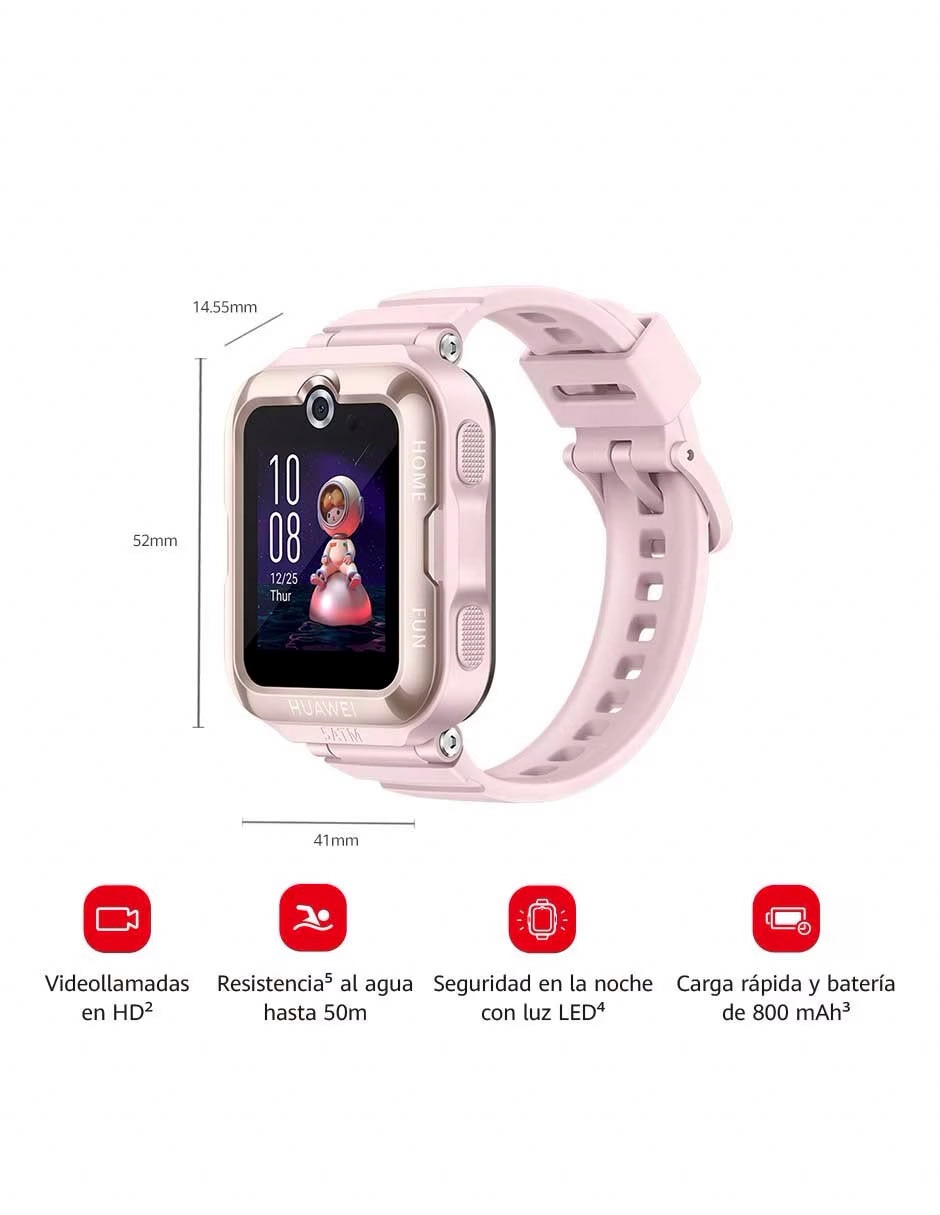 HUAWEI WATCH KIDS 4 PRO, ROSA