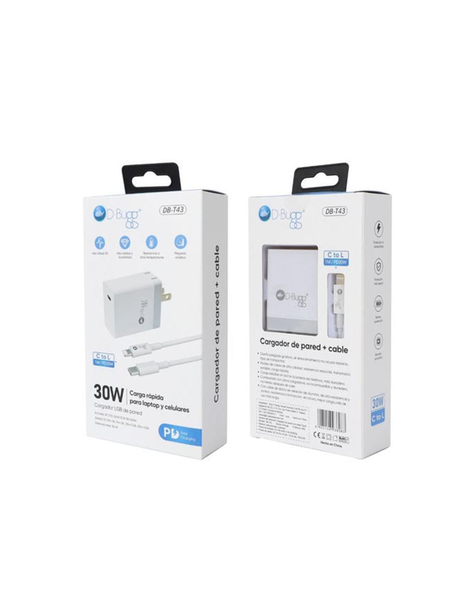Cargador de pared Tipo C con Cable Tipo C a Lightning 2