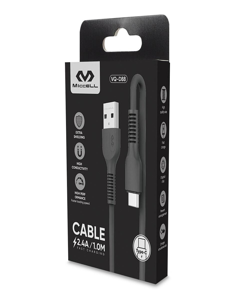 Cable C Miccel tipo USB y tipo C de 1 m