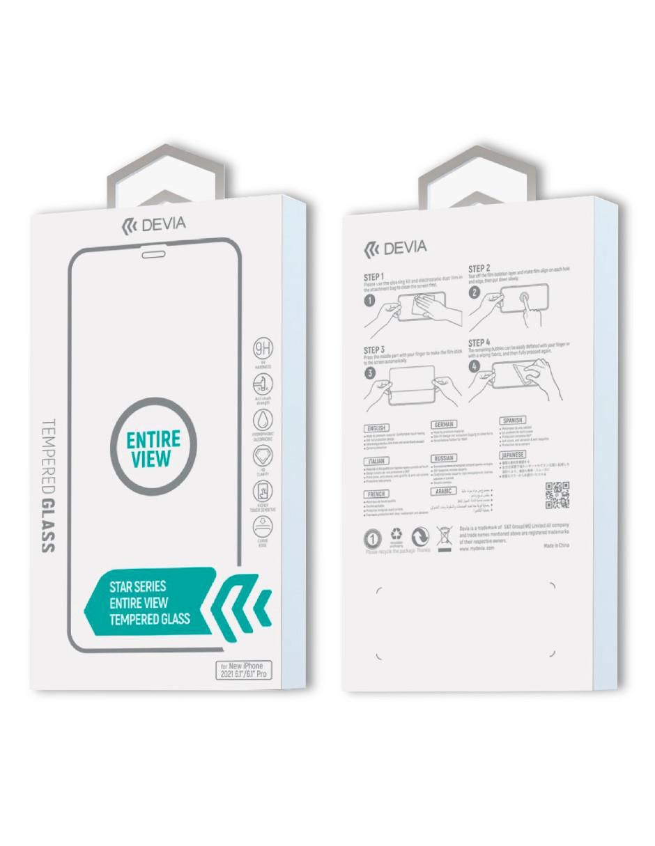 Mica para celular iPhone 13 Max de cristal 2