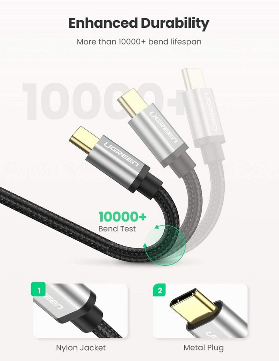 Cable USB A a tipo USB C de 2 m 2