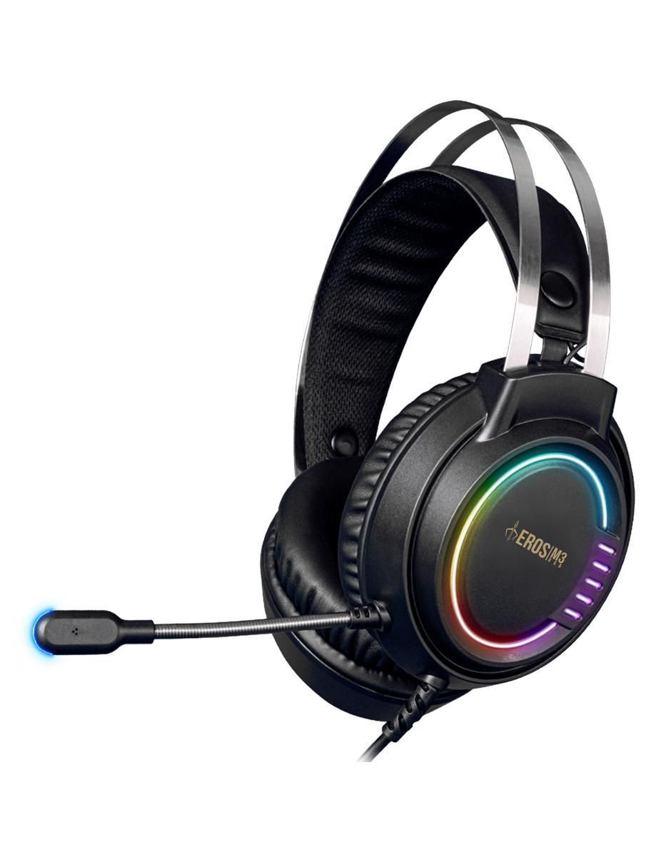 Audífonos gamer Over-Ear Eros M3 alámbricos con cancelación de ruido Audífonos gamer Over-Ear Eros M3 alámbricos con cancelación de ruido