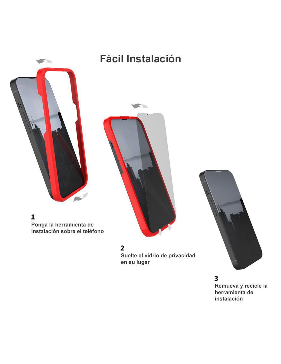 Funda para iPhone 13 Pro Max Raptic Vidrio de vidrio 7