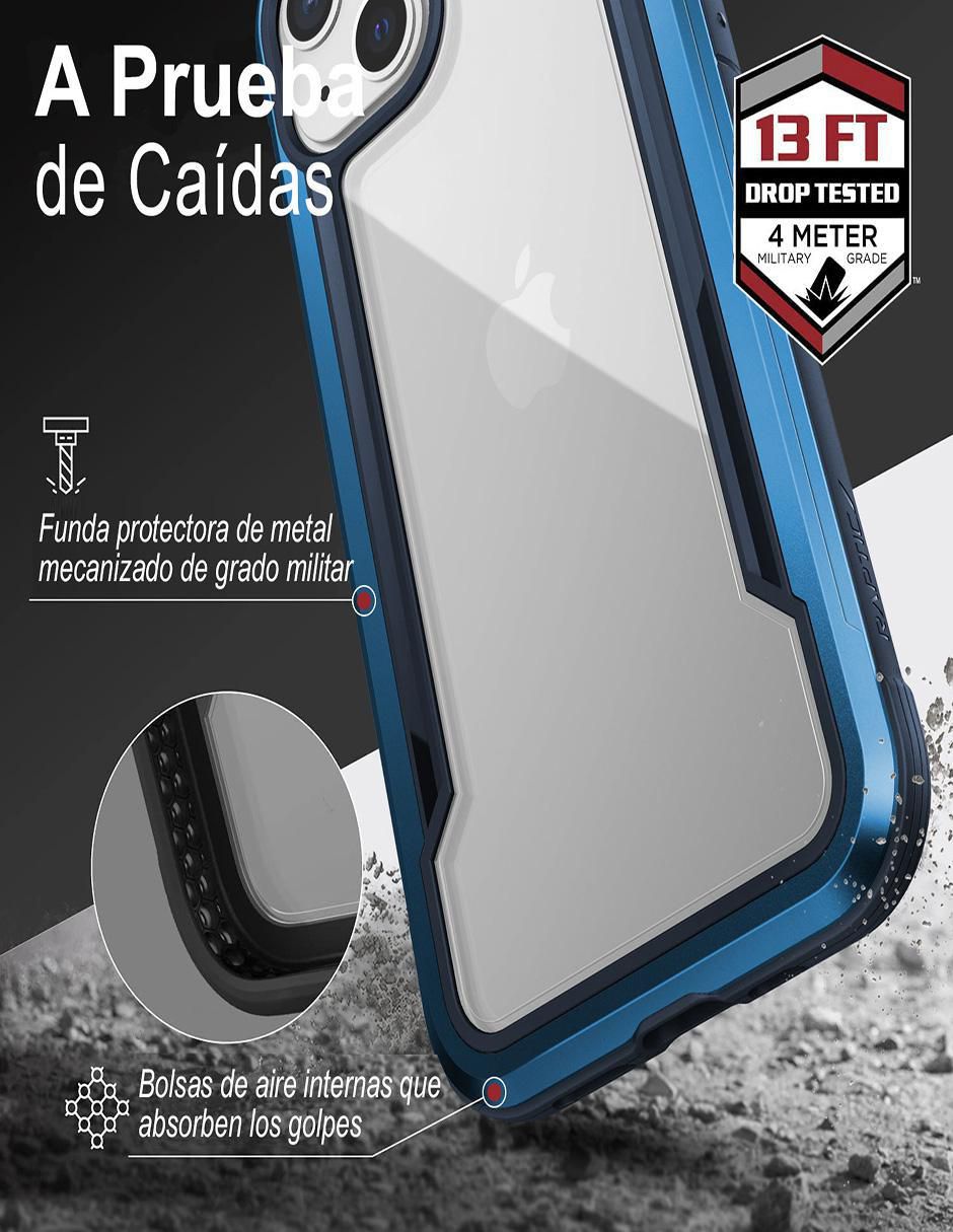 Funda para iPhone 13 Pro Max Raptic Shield de aluminio 4
