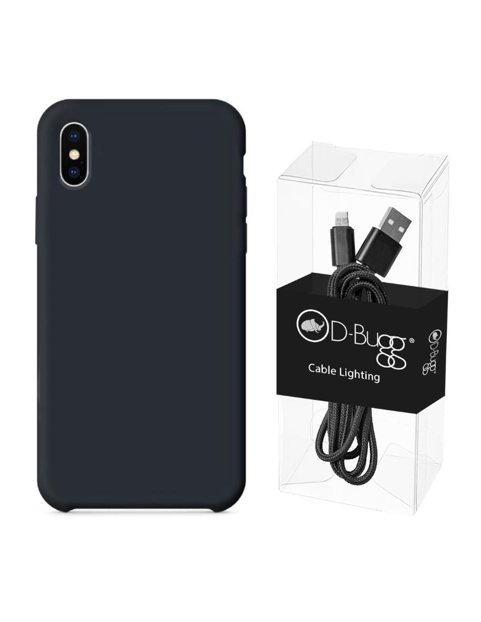 Funda para iPhone X y XS Liquid Silicone de TPU + Cable Lightning Funda para iPhone X y XS Liquid Silicone de TPU + Cable Lightning