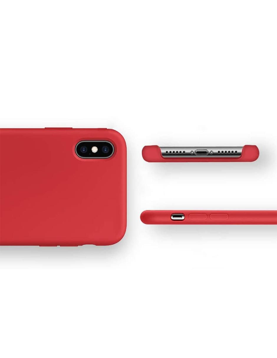 Funda para iPhone X y XS Liquid Silicone de TPU + Cable Lightning 3