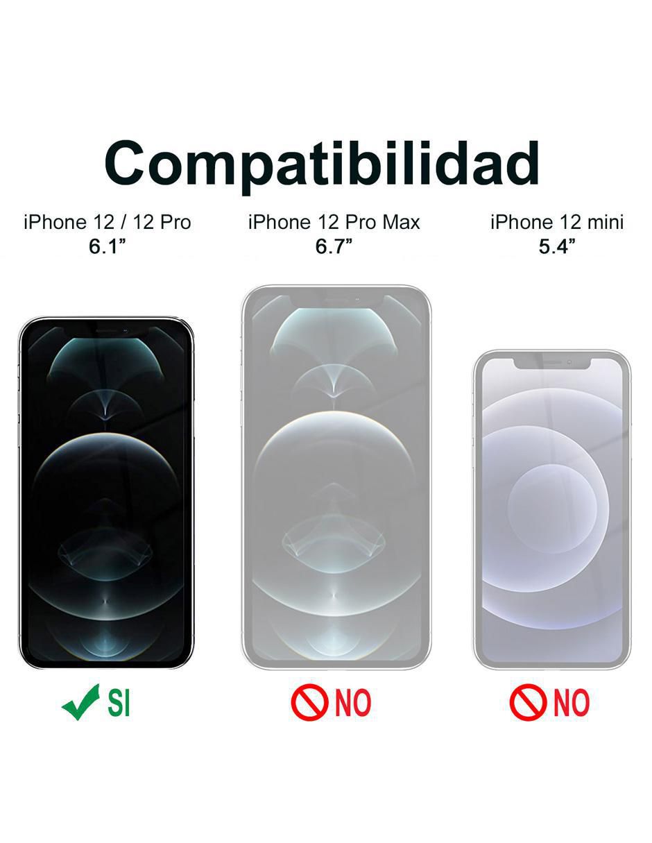 Funda para iPhone 12 y 12 Pro Clear de policarbonato 3