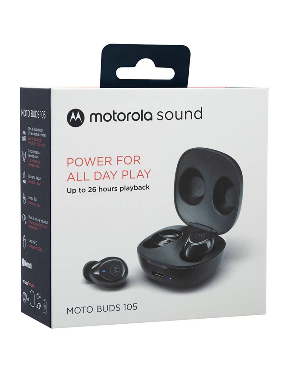 Audífonos True Wireless Moto Buds 105 inalámbricos 2