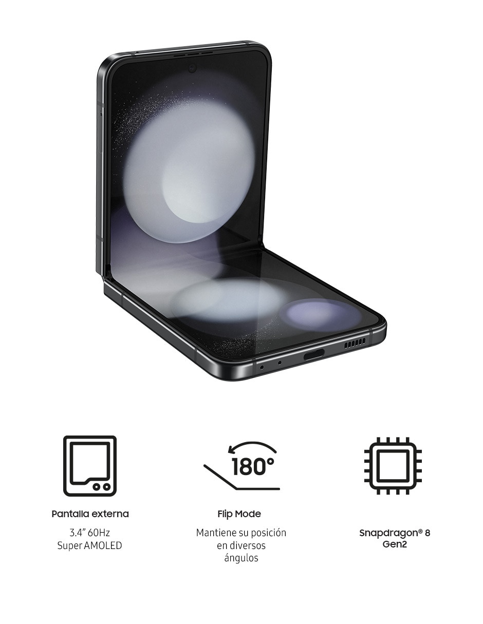 SAMSUNG GALAXY Z FLIP5, 256 GB, GRIS