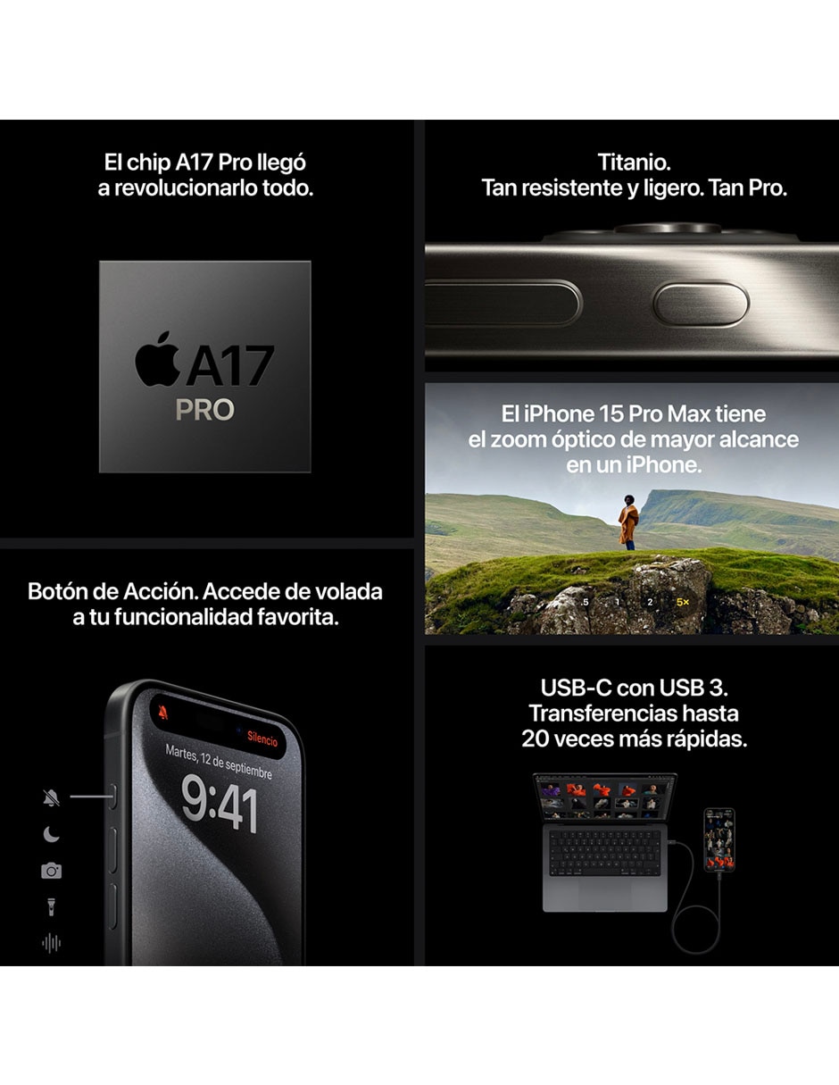 iPhone 15 Pro 6.7 pulgadas Super Retina XDR 4