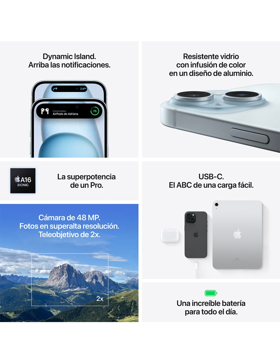iPhone 15 6.1 pulgadas Super Retina XDR 4