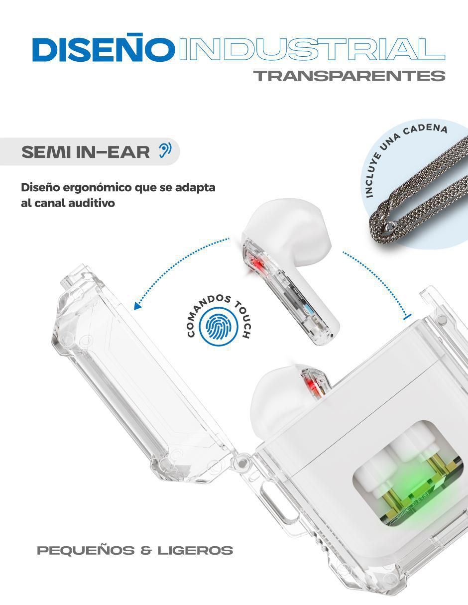 Audífonos True Wireless inalámbricos 6