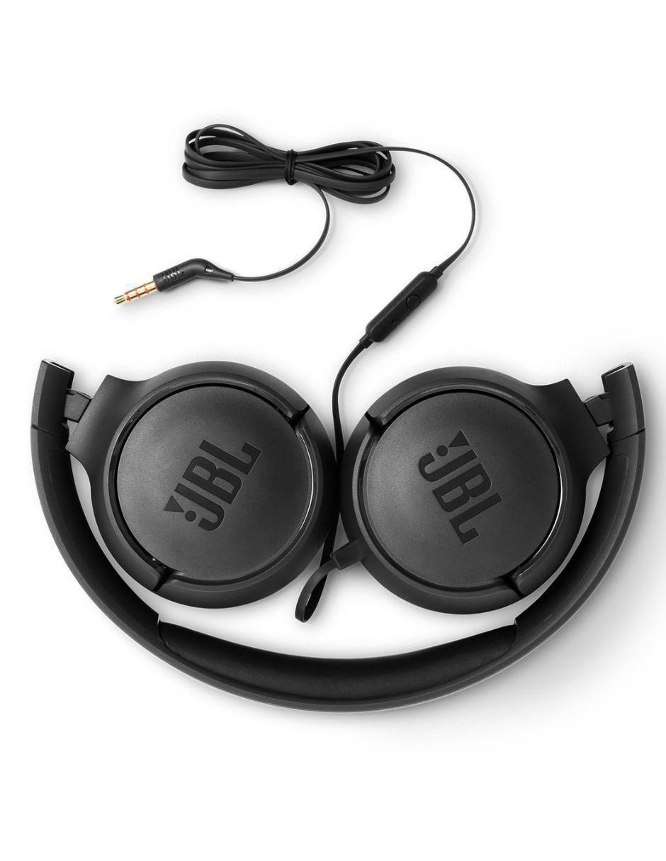 Audífonos On-Ear Jblt500Blkam alámbricos 4