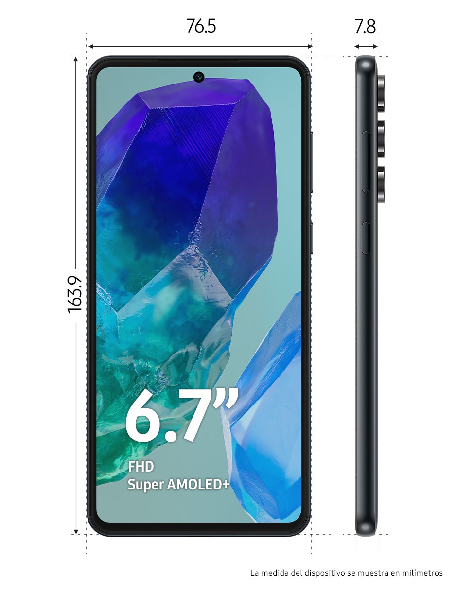 Galaxy M55 5G OLED 6.7 pulgadas 12
