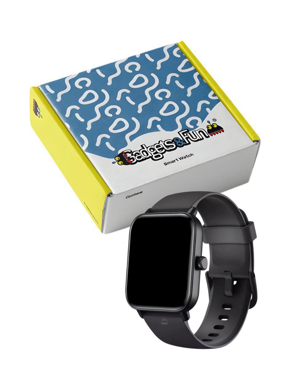 Smartwatch Gadgets & Fun Square Alexa unisex con GPS