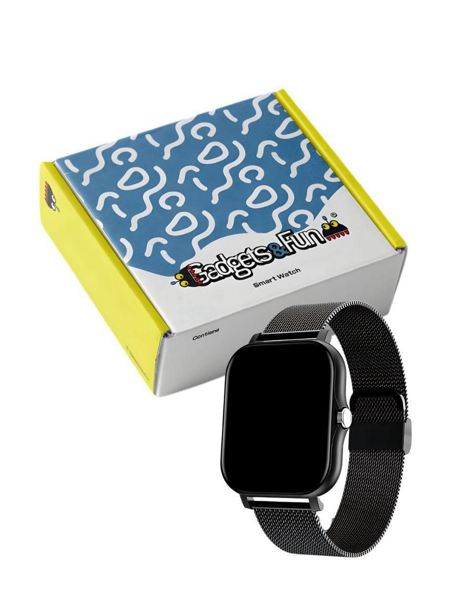 Smartwatch Gadgets & Fun Square Amoled Mesh unisex con GPS