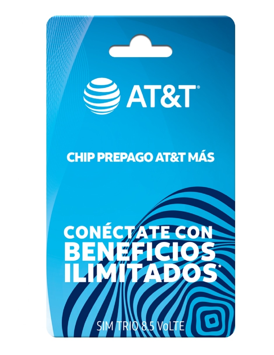 Chip prepago mensual 1500 ATT AT&T