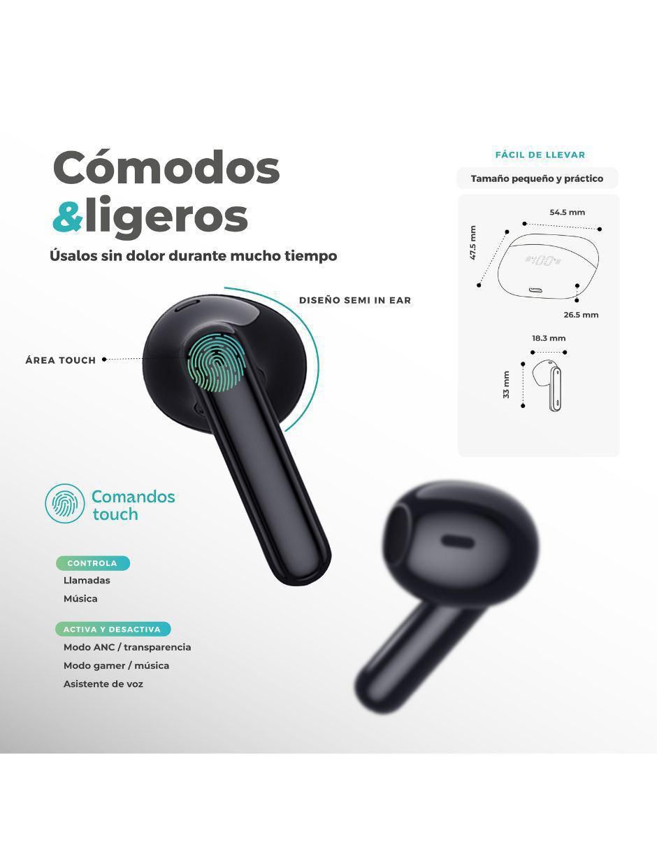 Audífonos True Wireless Noizen Harmony inalámbricos con cancelación de ruido 2