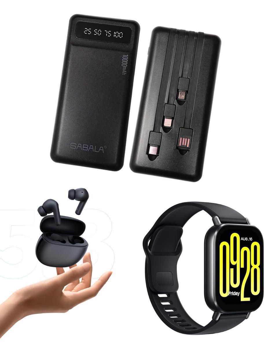 Kit smartwatch Redmi Watch 5 Active unisex con GPS 3