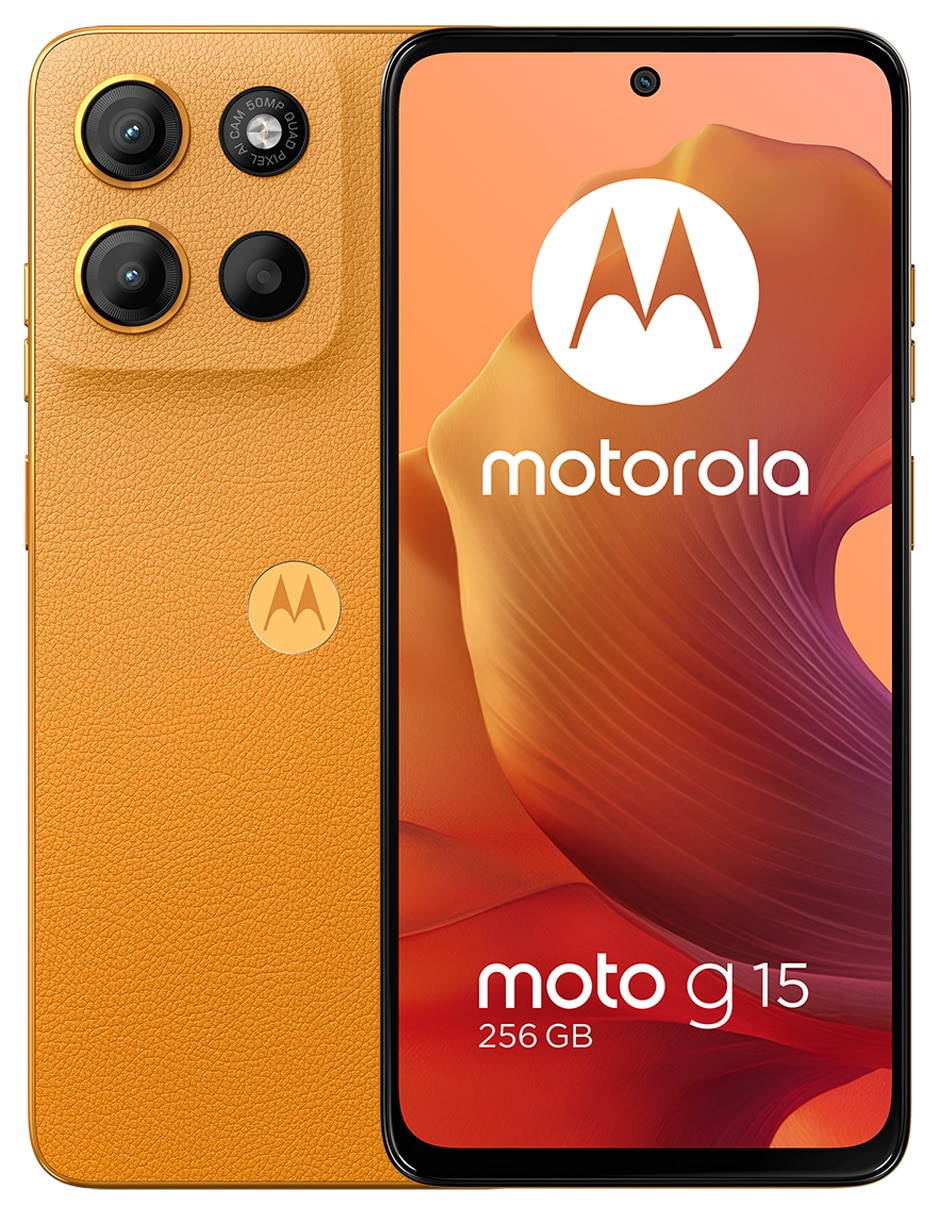 MOTOROLA MOTO G15, 128 GB, NARANJA