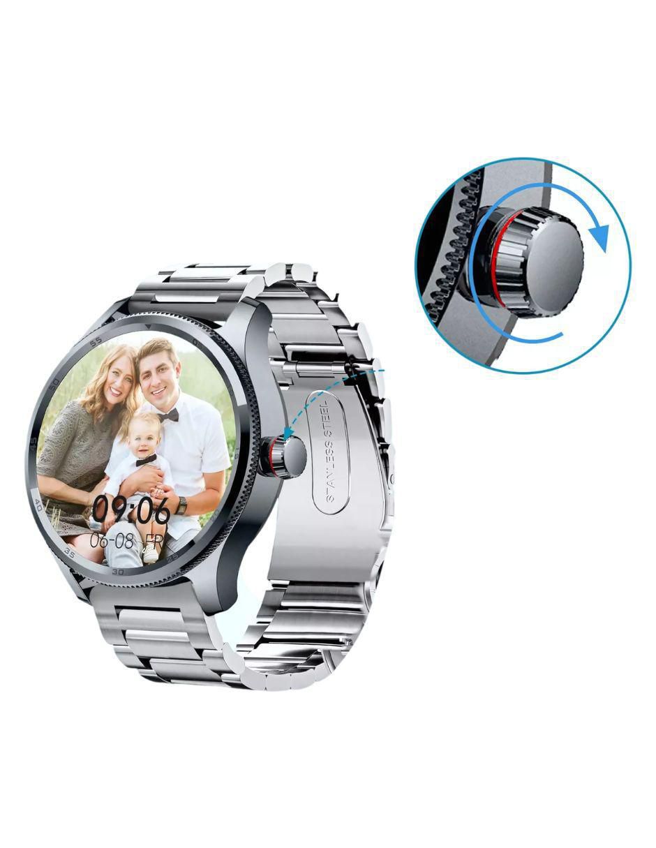 "kit/set/smartwatch/smartband" gadgets & fun steel gf "para" hombre no incluye no aplica