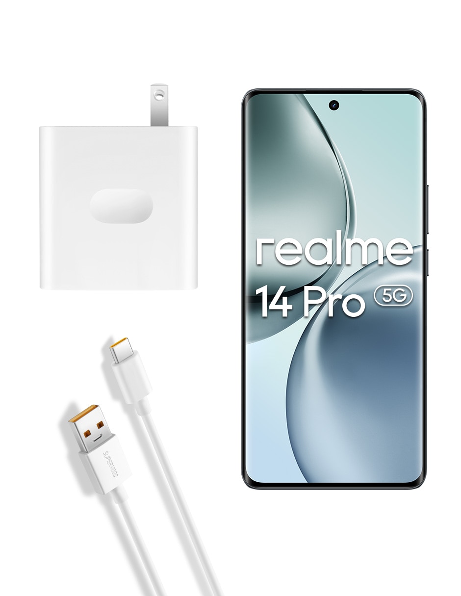 TELCEL REALME 14 PRO 5G, 256 GB, GRIS