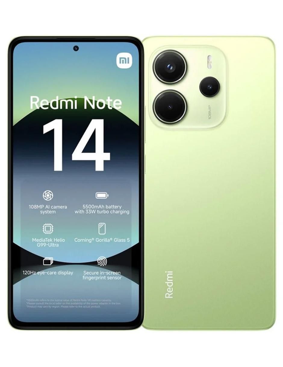 Redmi Note 14 AMOLED 6.6 pulgadas Redmi Note 14 AMOLED 6.6 pulgadas