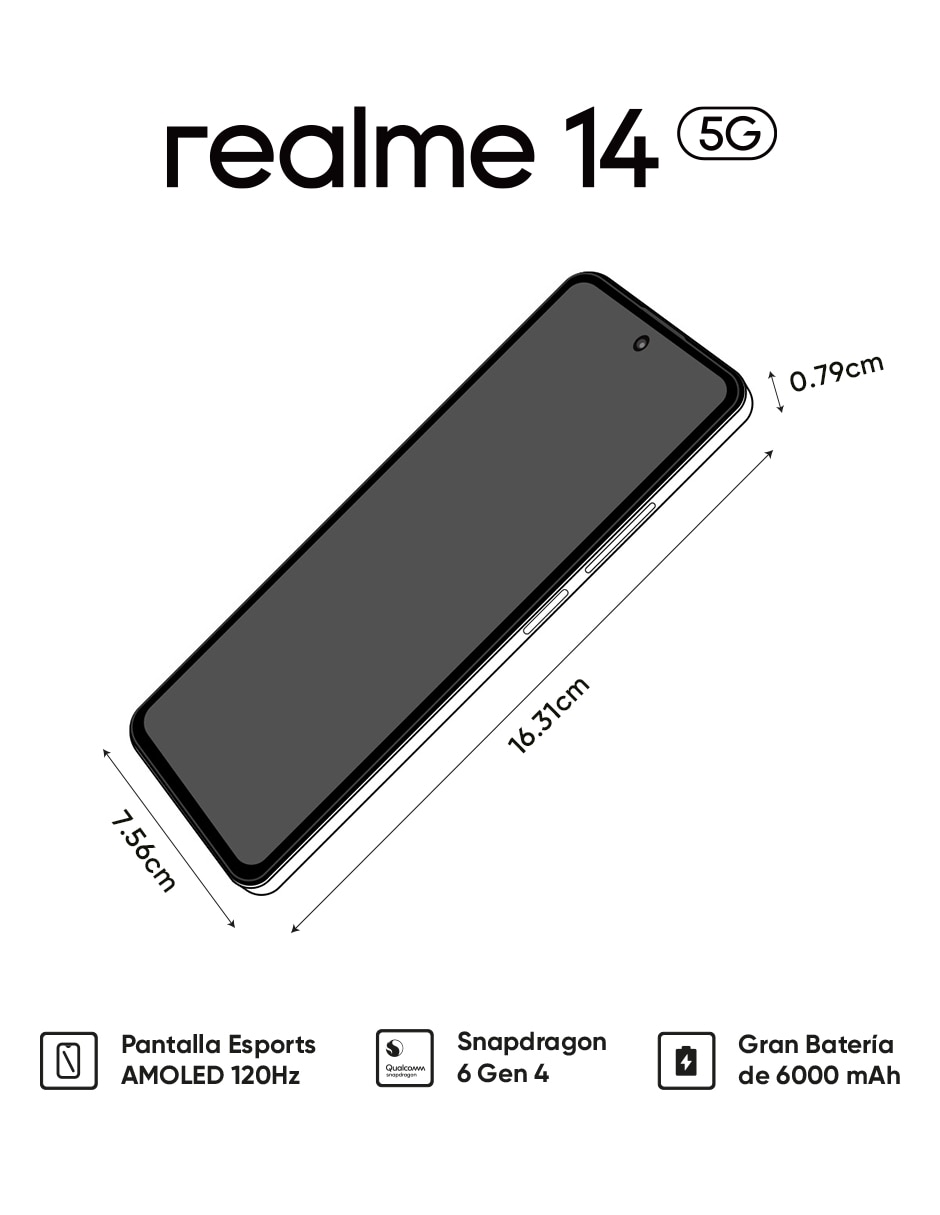 14 AMOLED 6.6 pulgadas 7