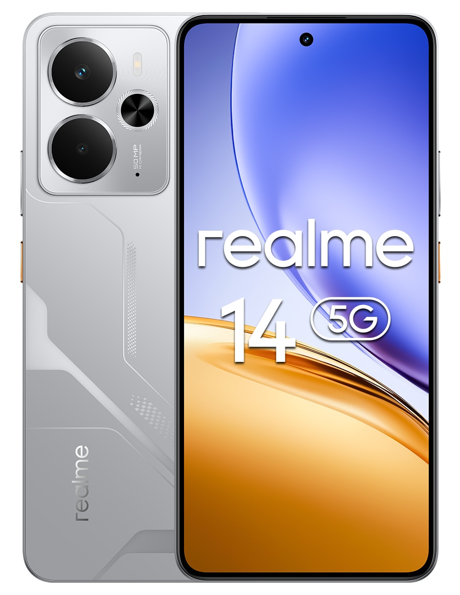 REALME 14 5G 256GB P, 256 GB, PLATEADO
