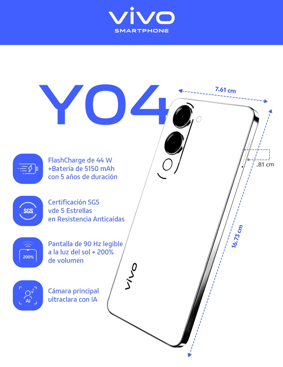 Y04 AMOLED 6.7 pulgadas Telcel 8
