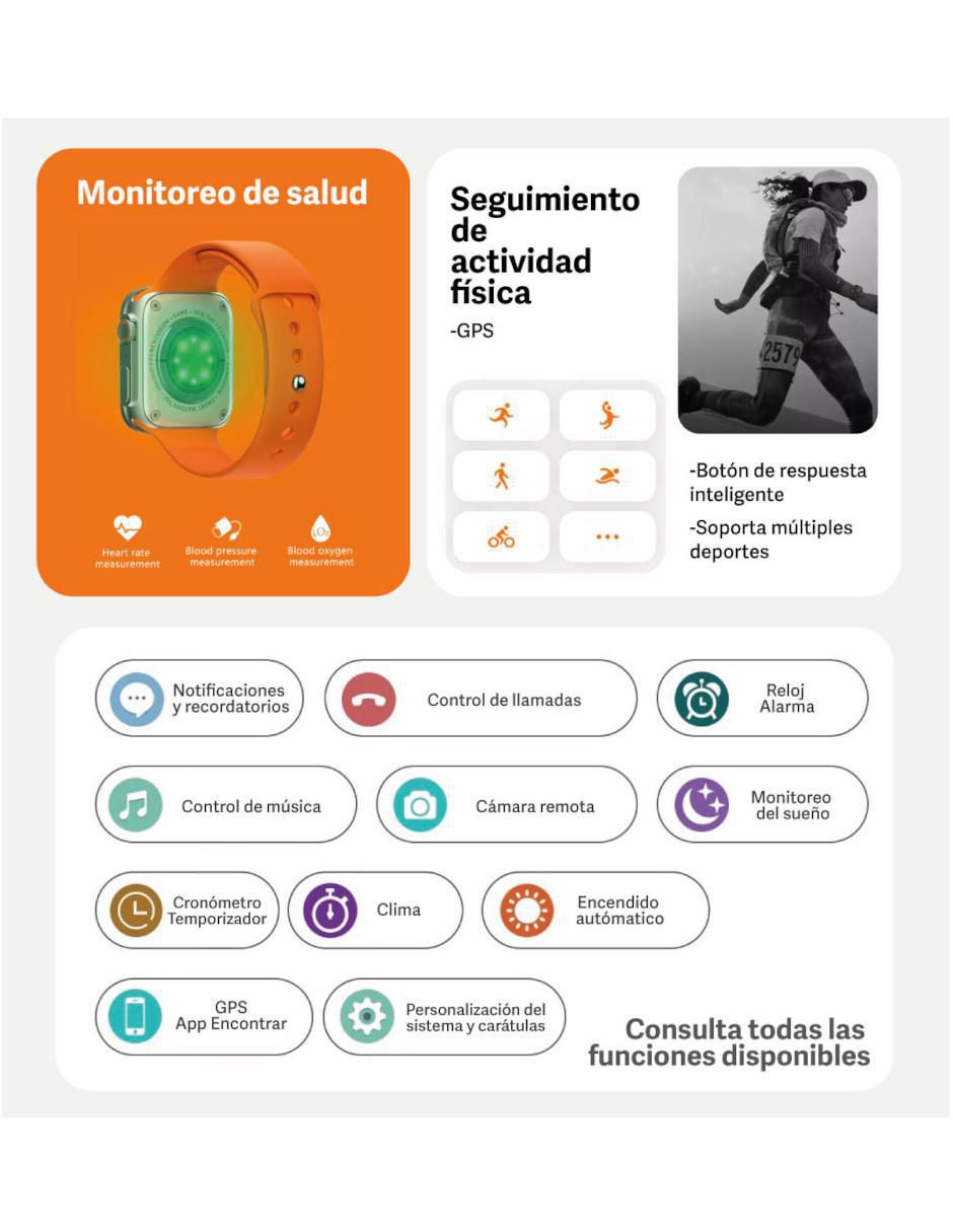 Smartwatch Serie 9 unisex con GPS