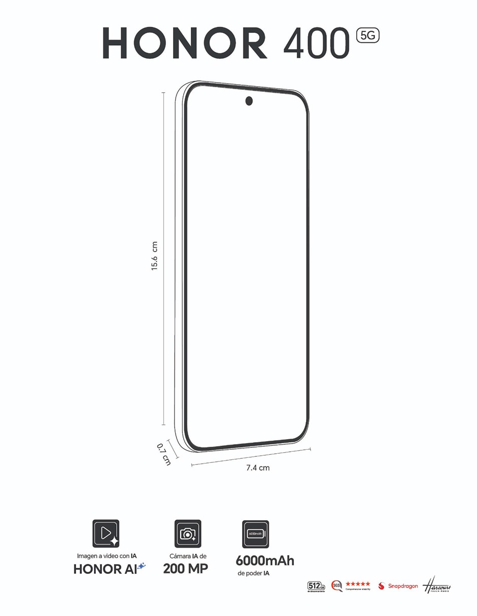 400 AMOLED 6.5 pulgadas Telcel 6