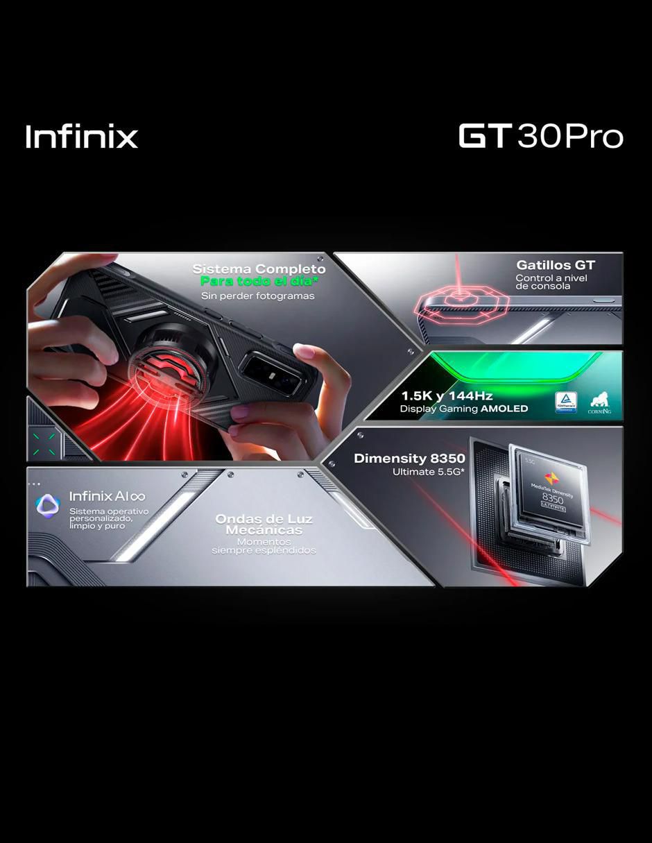 GT 30 PRO GAMING KIT AMOLED 6.7 pulgadas 4