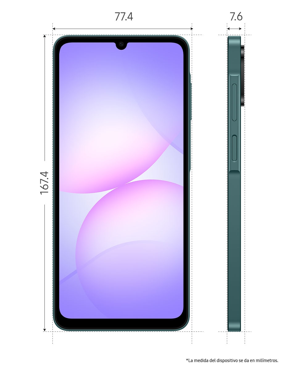 Galaxy A07			 LCD 6.7 pulgadas 6