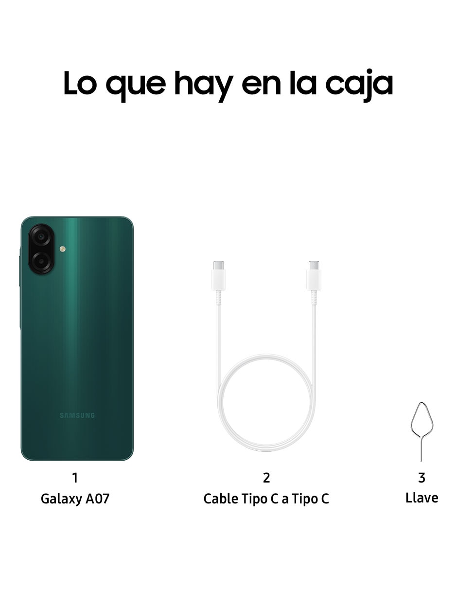 Galaxy A07			 LCD 6.7 pulgadas 5