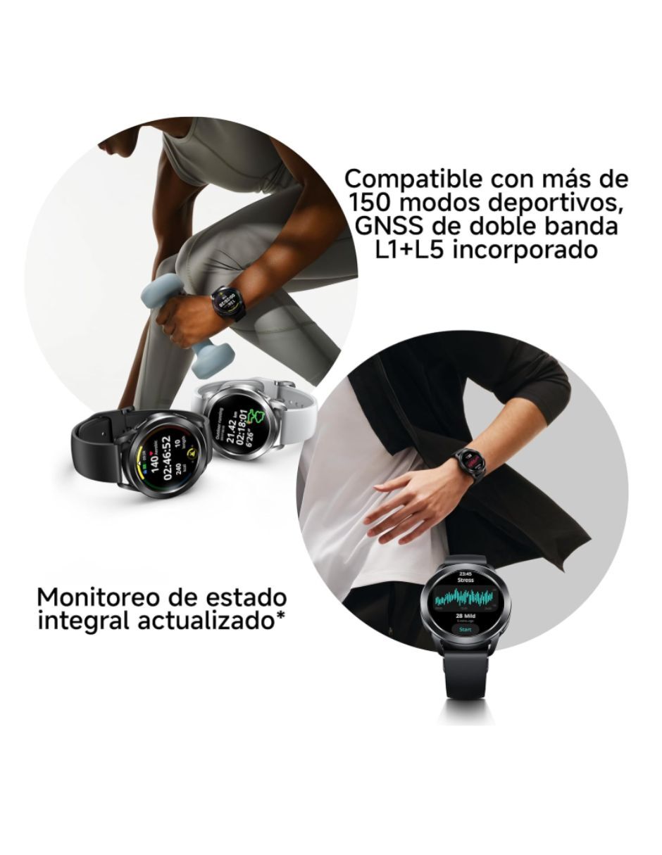 Smartwatch Xiaomi Watch S4 46mm unisex con GPS 5