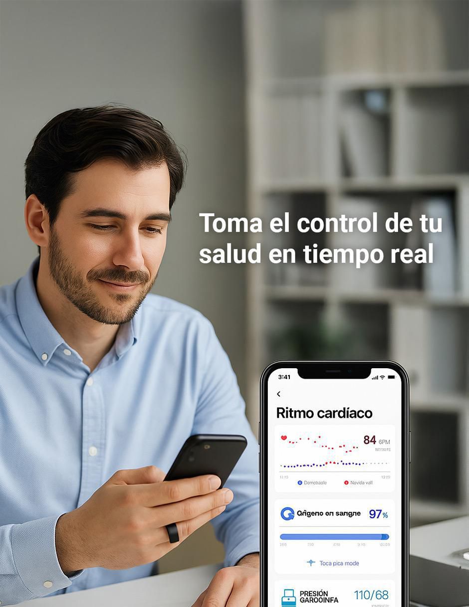Anillo inteligente Smart Ring unisex 3