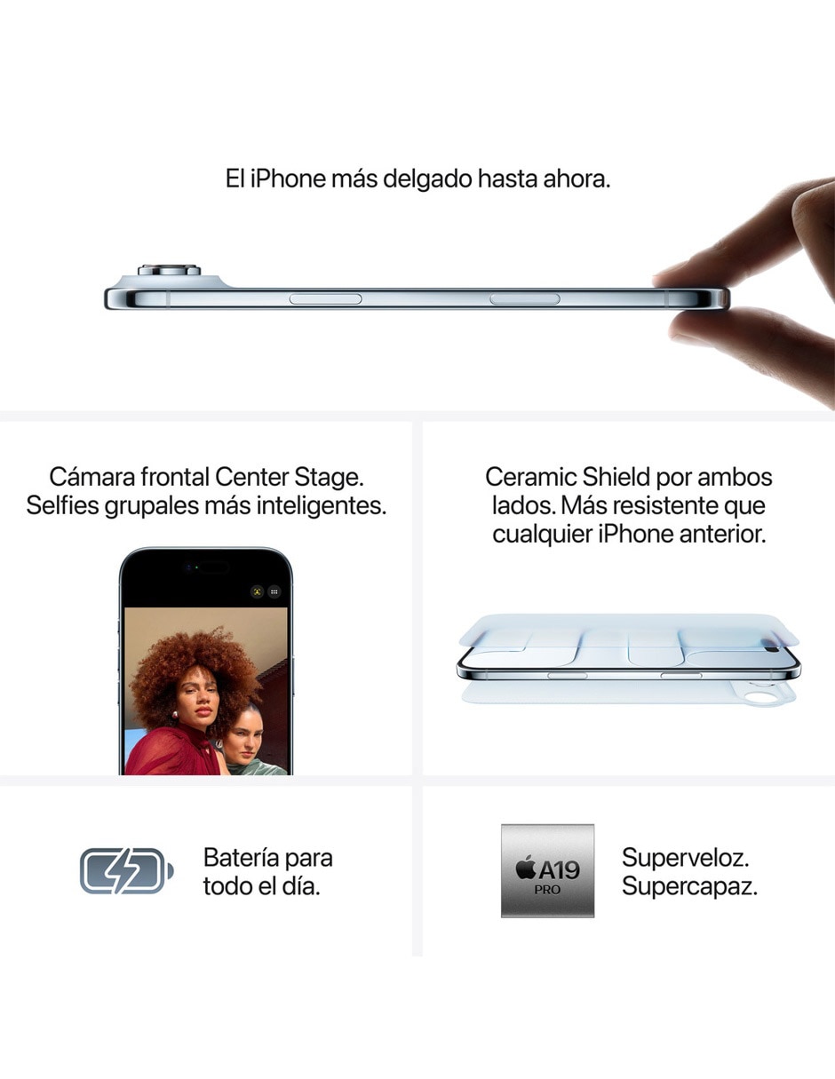 iPhone Air 6.5 pulgadas Super Retina XDR 6