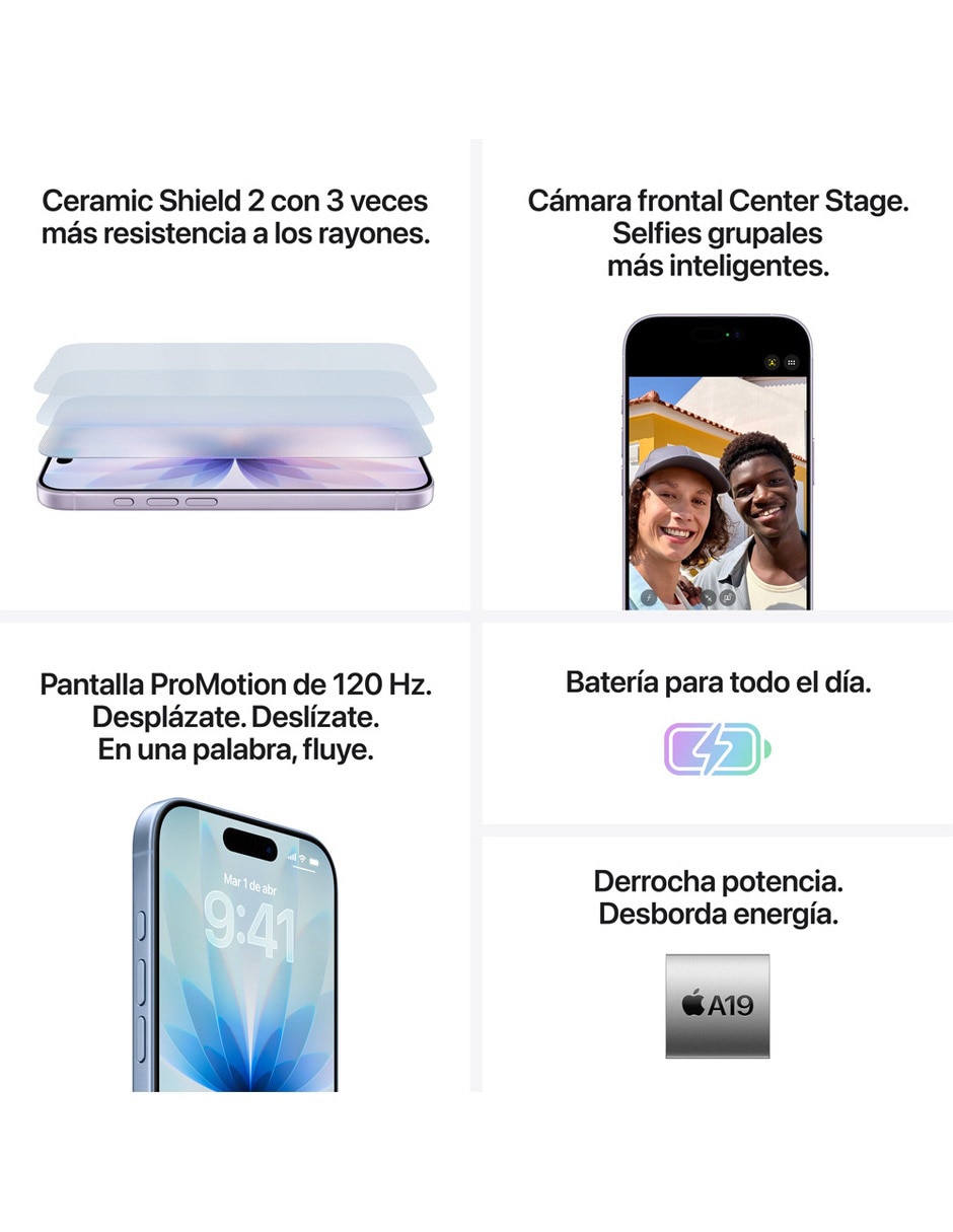 iPhone 17 6.3 pulgadas Super Retina XDR 6