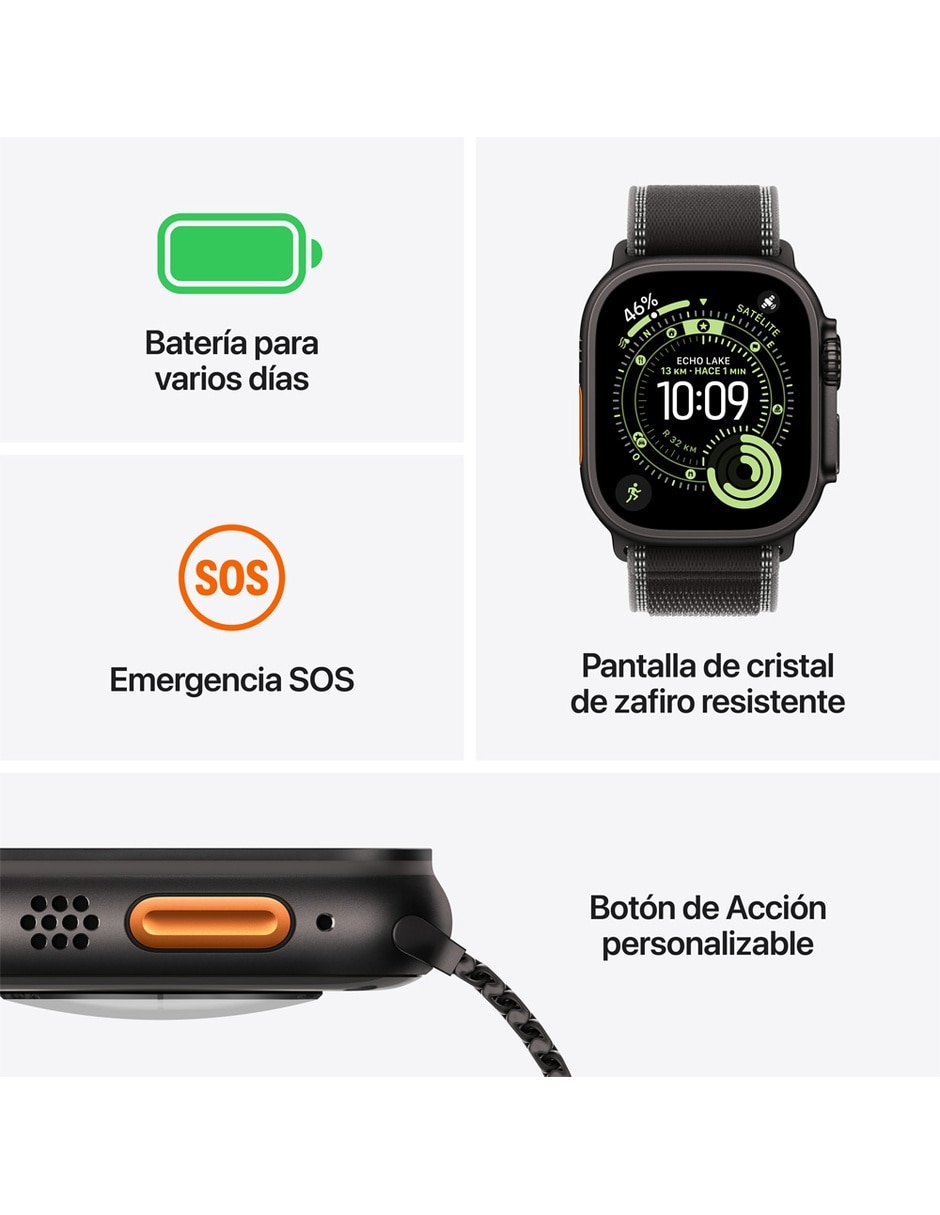 APPLE WATCH ULTRA 3, 49MM, NEGRO CARBÓN