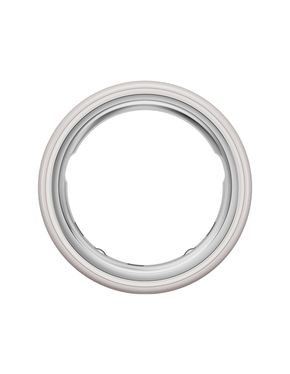 OURA RING 4 CERAMIC, 10, BLANCO