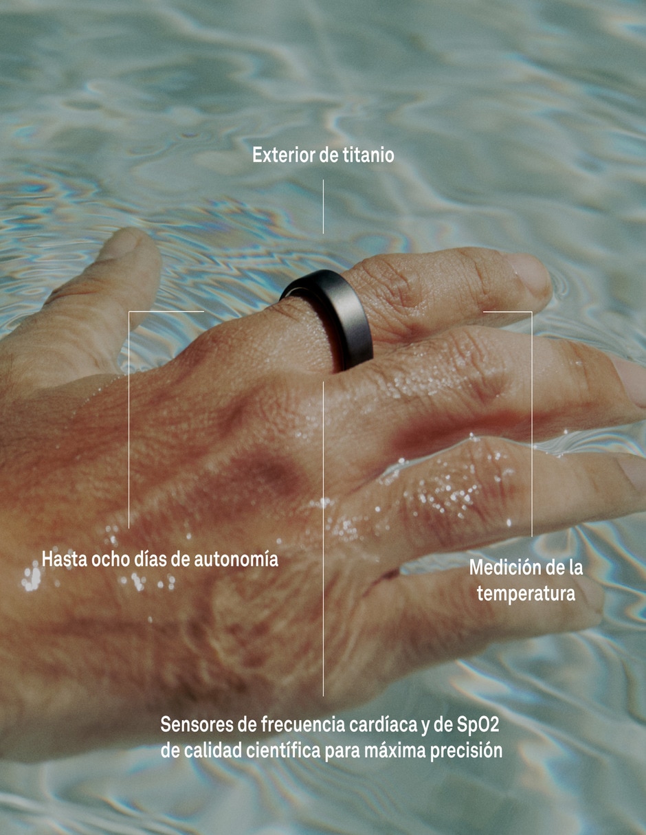 OURA RING 4, 14, PLATEADO