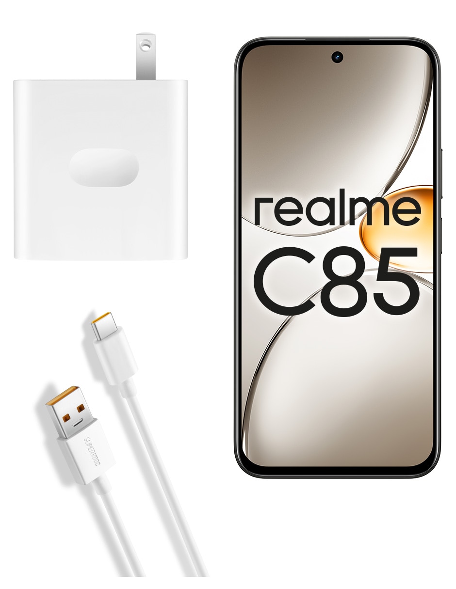 TELCEL REALME C85, 256 GB, NEGRO