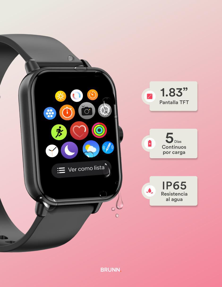 "kit/set/smartwatch/smartband" brunn by swiss code migo "para" unisex no incluye no aplica